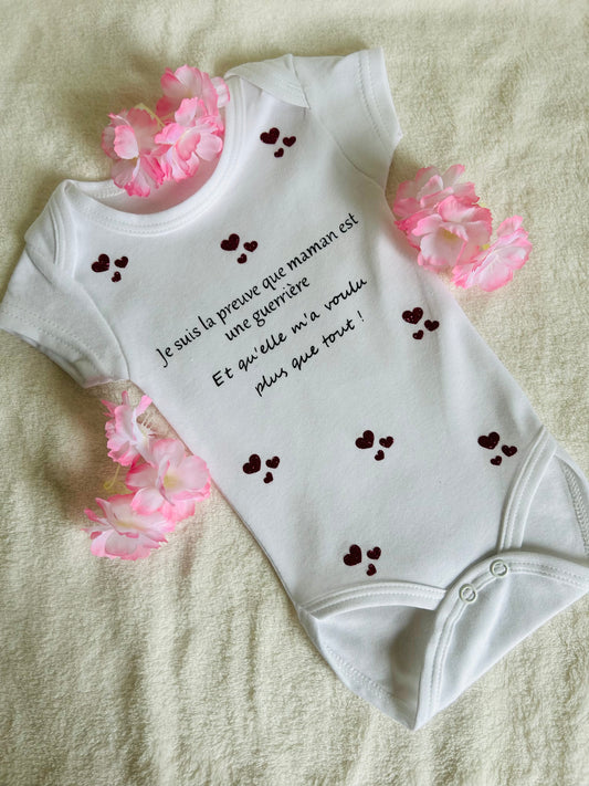 Body " Je suis la preuve que maman est une guerrière et qu'elle m'a voulu plus que tout"