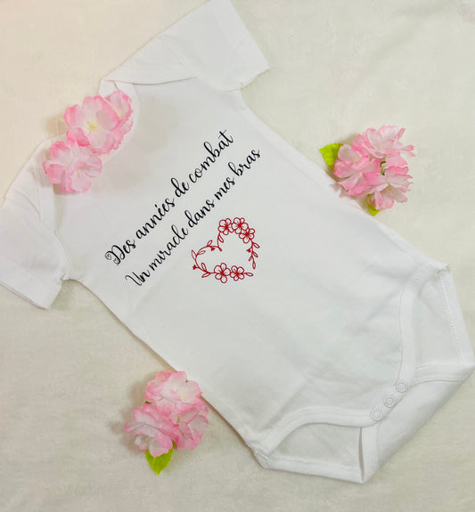 Body " Des années de combat Un miracle dans mes bras"